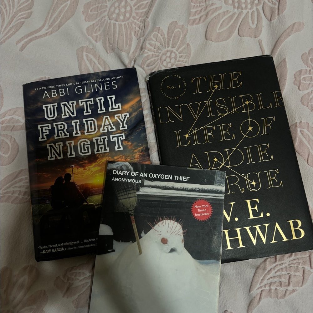 3 Books all by different authors